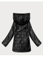 Čierna tenká bunda s kapucňou Goodlookin Plus Size (B8576-1) Čierna tenká bunda s kapucňou Goodlookin Plus Size (B8576-1)