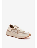 Dámska športová obuv Big Star TT274571 HI-POLY SYSTEM Beige