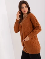 Jumper AT SW 2241.36P tmavo oranžový