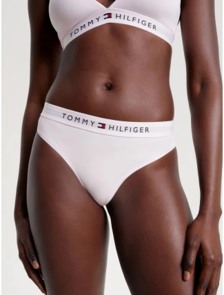 Dámske nohavičky THONG (EXT SIZES) UW0UW04146 TOG sv. ružové - Tommy Hilfiger Dámske nohavičky THONG (EXT SIZES) UW0UW04146 TOG sv. ružové - Tommy Hilfiger