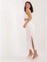 Dámska sukňa LK SD 509624.48 Ecru - Lakerta Dámska sukňa LK SD 509624.48 Ecru - Lakerta