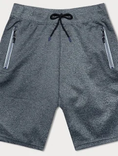 Pánske športové šortky tmavosivé (8K298-5)