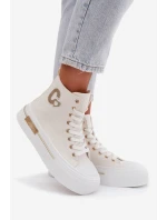 Dámské tenisky na platformě Bílé Meloria