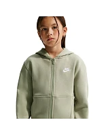 Detská mikina Nike Sportswear Club Fleece Light Green FD3004 304 Detská mikina Nike Sportswear Club Fleece Light Green FD3004 304