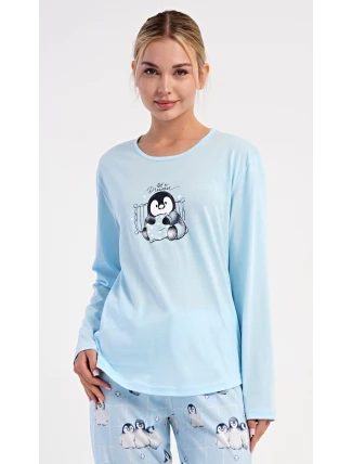 Dámske dlhé pyžamo Penguin Dámske dlhé pyžamo Penguin