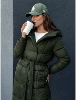 Dámsky prešívaný kabát CLOUTIQUE zelený FashionStreet TY4370
