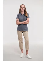 Russell Athletic 566F Dámske elastické piqué polo tričko 10.566F bordová Russell Athletic 566F Dámske elastické piqué polo tričko 10.566F bordová