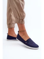 Tenisówki Trampki Slip-On Damskie Granatowe Adrancia