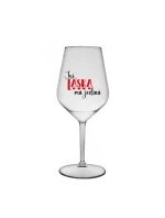 JSI LÁSKA MÁ JEDINÁ - čirá nerozbitná sklenice na víno 470 ml JSI LÁSKA MÁ JEDINÁ - čirá nerozbitná sklenice na víno 470 ml