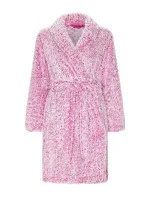 Dámsky župan 71232-404 malinovo biely - Rebelle