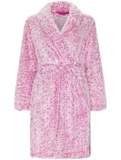 Dámsky župan 71232-404 malinovo biely - Rebelle