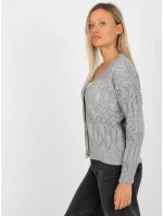 Dámsky sveter LC SW 8022 sivý