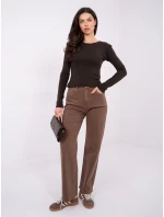 Blúzka WT BZ A1134.13 tmavohnedá