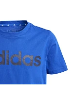 Adidas Essentials Linear Logo Cotton Tee Jr IB4090 tričko Adidas Essentials Linear Logo Cotton Tee Jr IB4090 tričko