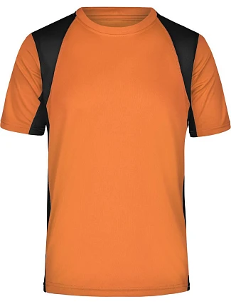 Daiber JN 306 Pánske bežecké tričko 02.0306 oranžové/čierne Daiber JN 306 Pánske bežecké tričko 02.0306 oranžové/čierne