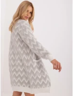 Kardigán AT SW 2340 A.00 sivý