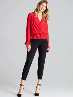 Dámska blúzka M690 červená - Figl