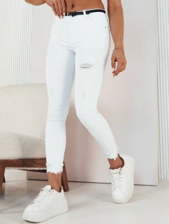 Dámske džínsové nohavice FALIA white FashionStreet UY1939