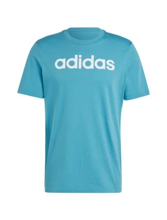 Tričko adidas Essentials Single Jersey Linear s vyšitým logom M IJ8655