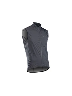 Cyklistická vesta NORTHWAVE Rainskin Vest, tmavošedá