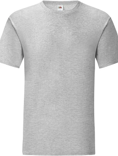 Fruit of the Loom Iconic 150 T Pánske tričko 16.1430 heather grey