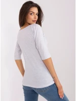Blúzka EM BZ HS 21 90.02 svetlo šedá