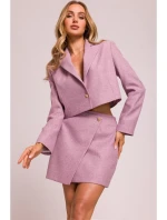 M854 Mini sukňa - marsala