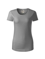 Origin (GOTS) tričko dámske strieborné