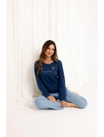Regina 714 long/r 2XL-3XL Z25/26 dámske pyžamo Regina 714 long/r 2XL-3XL Z25/26 dámske pyžamo