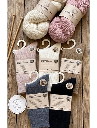 Ponožky WiK Xintao 3140, vzor 13, Merino, veľkosti 35–42 Ponožky WiK Xintao 3140, vzor 13, Merino, veľkosti 35–42
