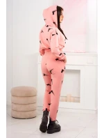 Sada s potlačou pištole marhuľová