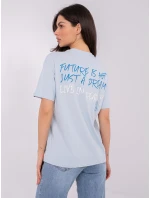 Tričko D12022M02842A svetlo modré