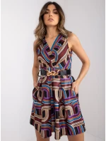 Dámske šaty-DHJ-SK-15308.61P-hnedé