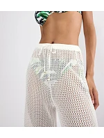 Plážové háčkované nohavice MyWear - SILK WHITE - TRIUMPH SILK WHITE - TRIUMPH