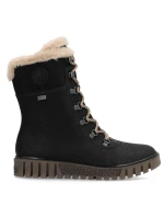 Rieker W Y3424-00 RKR745 topánky s umelou kožušinou Rieker W Y3424-00 RKR745 topánky s umelou kožušinou