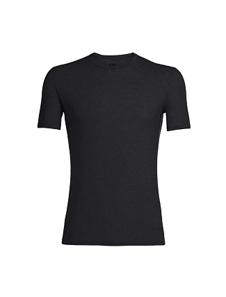 Icebreaker 103033001 L košeľa/top Tričko Výstrih pri krku Krátky rukáv Lycra, merino vlna, nylon