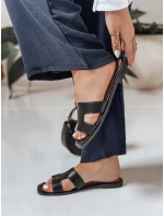 CLASSROT dámske žabky s vrúbkovaním čierne FashionStreet ZY0884