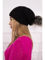 Sandra K210 fleecová čiapka čierna