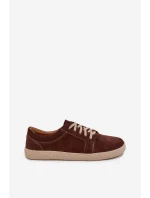 Tenisky Barefoot z prírodného semišu Zazoo 314 chocolate Tenisky Barefoot z prírodného semišu Zazoo 314 chocolate