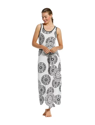 Dámske plážové šaty 16211-233-2 biele-potlač - Pastunette Dámske plážové šaty 16211-233-2 biele-potlač - Pastunette