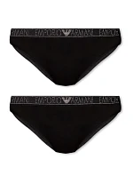 Dámske nohavičky 2PACK 163334 3F223 00020 čierne - Emporio Armani