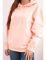 Dámska mikina 35864 lososová - Kesi