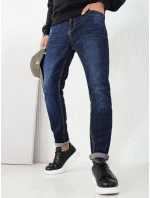 Modré pánske džínsové nohavice FashionStreet UX4220