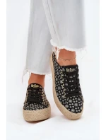 Lee Cooper LCW-25-08-3647L čierne dámske tenisky na platforme s úpletom Lee Cooper LCW-25-08-3647L čierne dámske tenisky na platforme s úpletom