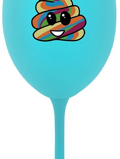 SPIRITUAL GREAT EE - tyrkysový pohár na víno 350 ml
