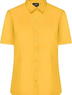 Daiber JN 679 Popelínová blúzka s krátkymi rukávmi 02.0679 yellow