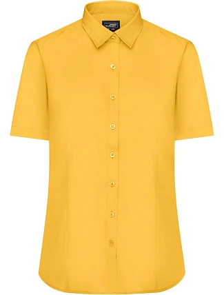 Daiber JN 679 Popelínová blúzka s krátkymi rukávmi 02.0679 yellow