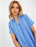 Blúzka D73771M11063A modrá