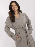 Kabát MO EN 5209.87 sivo-béžový