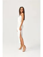 Večerné šaty SUK0411 krémové - Roco Fashion Večerné šaty SUK0411 krémové - Roco Fashion